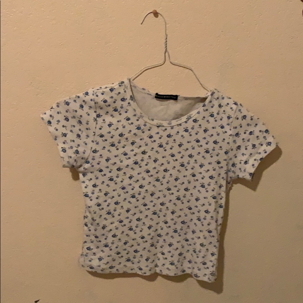 Floral Brandy Melville tee shirt